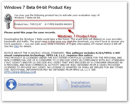Windows 7 Activation Key